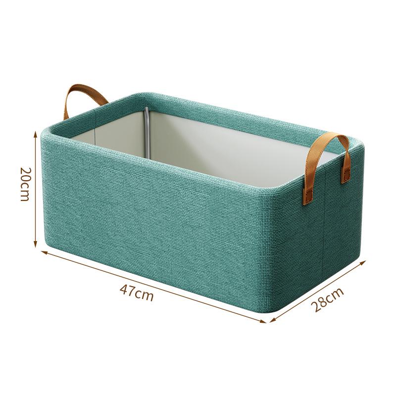 Foldable Fabric Clothes Storage Box with Steel Frame