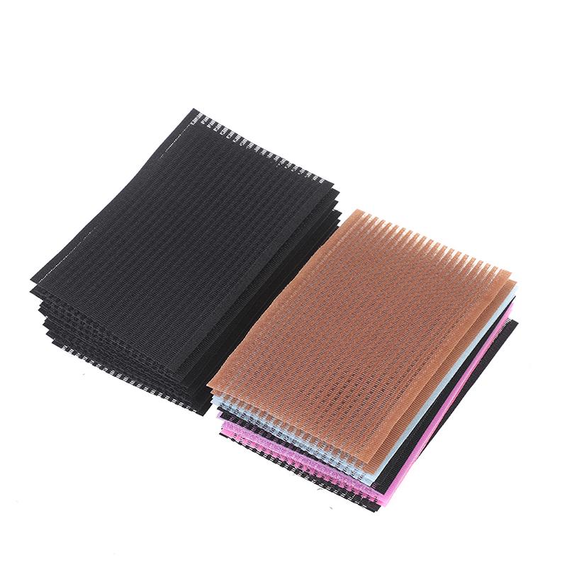 12 шт., накладка для волос, наклейка для волос, зажим для челки, фиксированная бесшовная волшебная паста, бахрома