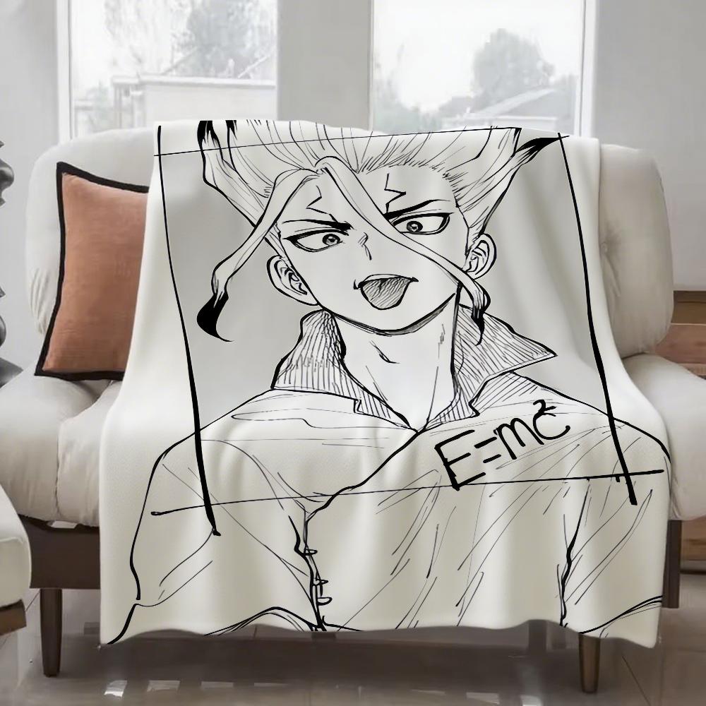 Anime D-Dr.S-STONE Blanket Design Lightweight For Dorms, Naps, Living Room, Office,Sofa,All-Season