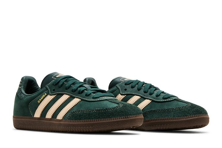 adidas Samba OG Минеральный Зеленый Кристальный Песок (Женский)