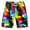 Men's Quick-Dry Beach Shorts: Fashion Print, Plus Size, Summer Seaside Style