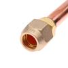 1Pc Air Conditioning Copper Pipe With Forged Brass Sae 1/4 3/8 5/8 1/2 3/4 Threaded Connector Fitting Adapter -20 To 120℃