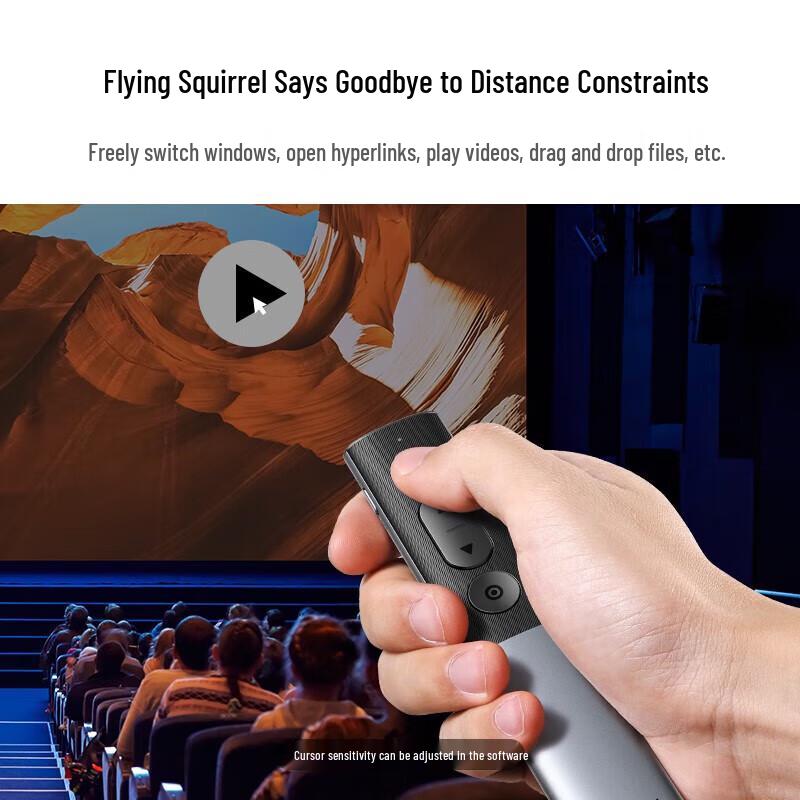 Ugreen Беспроводной цифровой лазерный презентер с функцией аэромыши