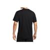 Nike Футболка Hyverse Dri-Fit UV Logo Print Outdoor Casual Sports с круглым вырезом и коротким рукавом для мужчин, черная FZ1065-010