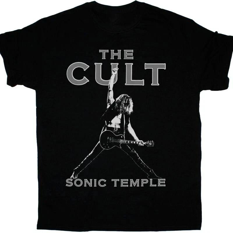 Футболка The Cult Альбом Sonic Temple Футболка с логотипом группы Унисекс