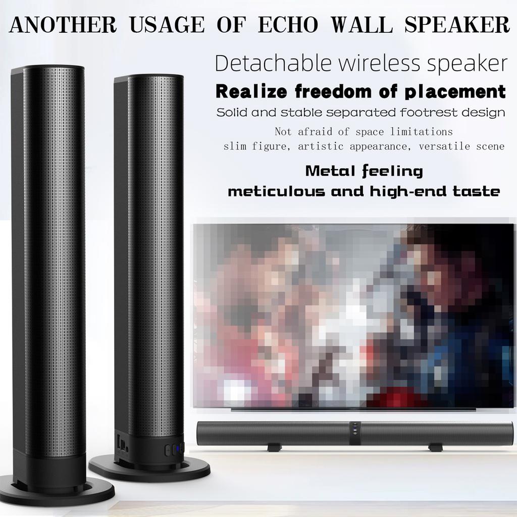 BS-56 TV Computer Desktop BT Stereo Detachable Wireless Soundbar Ultra-loud Stage Stereo Space