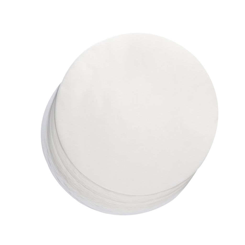 100Pcs Non Stick Round BBQ Paper Baking Sheets 10 Inch Barbecue Tin Foil Paper for Grill Line C