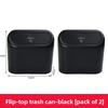 For Toyota Avalon XX30 Yaris XP90 2005~2012 Car Interior Sundries Tidying Trash Can With Lid Durable Leak-proof Mini Accessories