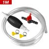 Multifunctional Petrol Pump for Liquid Vacuum Cleaner Hand Pump Transfer Fuel Pump Metal Hose Clamp Leakproof Oil Water Diesel