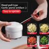 Manual Garlic Masher Press Hand Pull Type Garlic Blender Chili Vegetables Meat Grinder Kitchen Gadgets Cooking Accessories