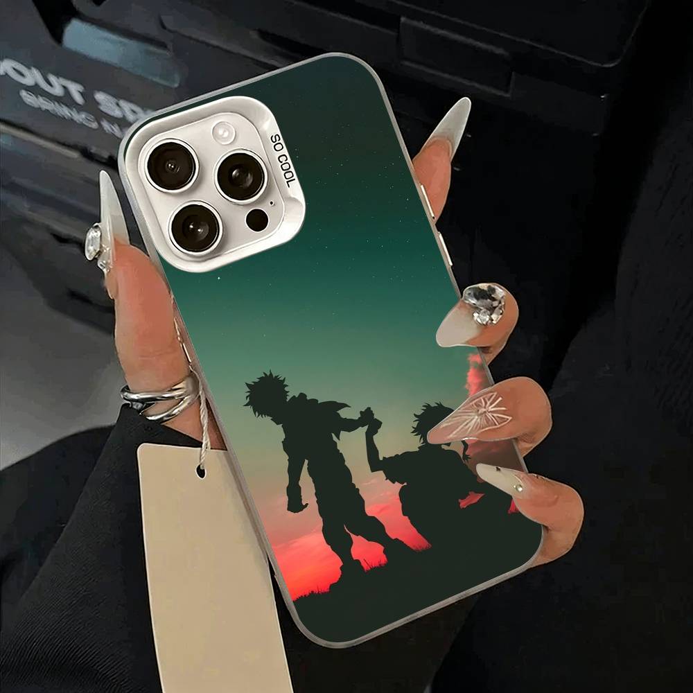 Чехол для телефона Shonen Anime -Моя геройская академия- Для iPhone 17 Air 16 15 14 13 12 11 Pro Max Белый Серебристый Жесткий Чехол