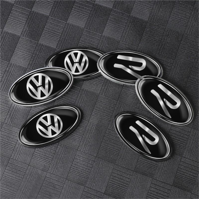 Декоративная наклейка-эмблема на багажник автомобиля для Volkswagen VW RLINE Golf Blue Motion MTM Polo Passat TSI Scirocco Beetle Jetta