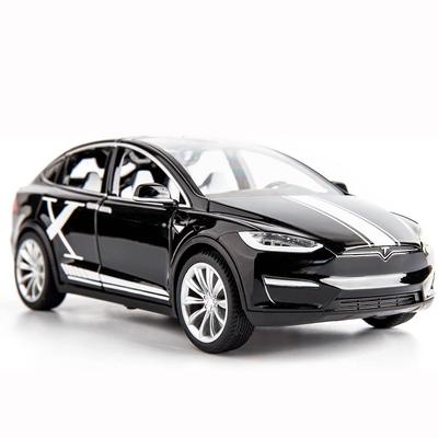 1/24 масштабная модель автомобиля X игрушка, литой цинковый сплав, транспортные средства с откидным механизмом, звуковые и световые игрушки для детей, подарки для мальчиков и девочек