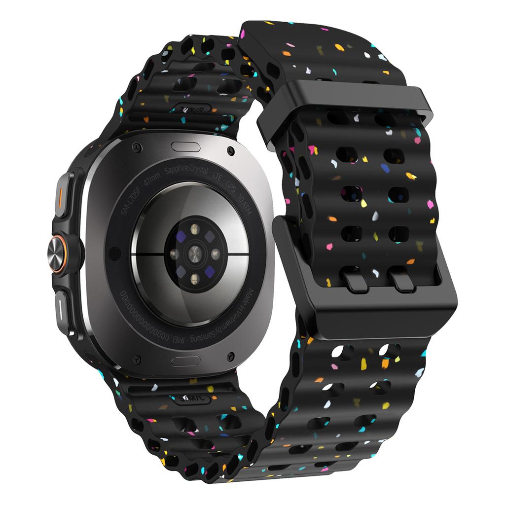 Оригинальный морской ремешок для Samsung Galaxy watch Ultra 47 мм Аксессуары Силиконовый спортивный браслет Ремешок Galaxy watch 7 Ultra