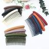 15 Teeth Matte Candy Color Hair Comb Clip Hair Styling Accessories Women Broken Hair Hairpins Headdress Wedding Hair DIY Jewelry