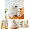 Adorable Plush Polar Bear Stuffed Animal Soft Toy Ideal Gift For Kids Birthday