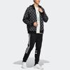 adidas Худи Originals Monogram Черно-серое Унисекс HR3435