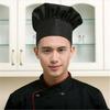 Men Women Cooking Elastic Working Cap Chef Hat Adjustable Uniform Hat