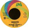 7inch Record DESMOND DEKKER & THE ACES - Israelites  55129 UNI Records 1969 US Reggae, Ska & Dub Used