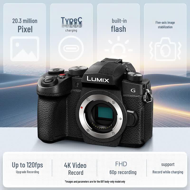 Panasonic Lumix G97 M43 Mirrorless Camera (CN version)