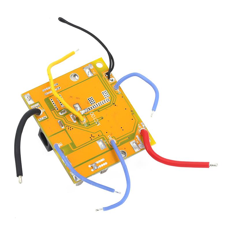 1pcs Compatible 5S 21V Lithium Battery Protection Board 3MOS with Temp Protection Yellow PCB Universal Power Tools
