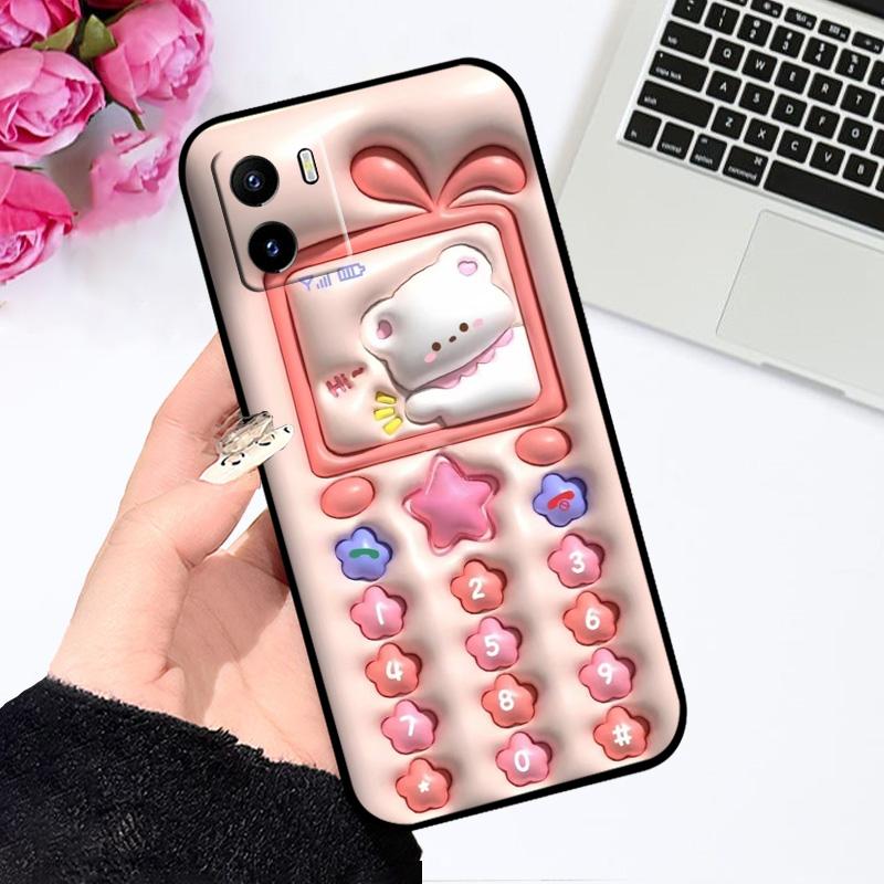 Для VIVO Y15s 4G Чехол Fundas V2139 Y15c Y15a Бабочки Цветы ТПУ Мягкий Силикон Тонкая Защитная Крышка Телефона Для Vivo Y15 4G Чехол Бампер