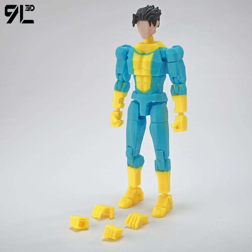 9L3D Dummy13 Lucky13 Conquest Фигурка Действия Invin-cible Модель Полностью Подвижная Игрушка Многосуставчатый Подвижный Робот 3D Печатный Декор