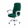 Green Velvet Swivel Chair Cover For Office Use