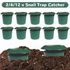 2/4/12 шт. Садовая ловушка для слизней Экологичная ловушка для улиток Многоразовые станции приманки для вредителей Инструменты Садовый фермерский защитник