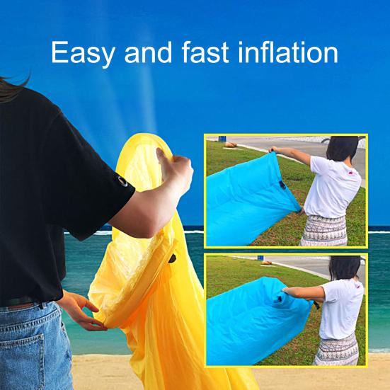 Надувной диван, мягкий нейлоновый диван, полезная пляжная ленивая кровать для кемпинга