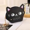 1 шт. Мультяшный кошелек для монет Милый кошелек с кошкой Женский кошелек для девочек Мини-кошельки Подарок Сумка для наушников Розовый Черный