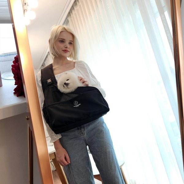 Living Duo Swanny Pet Puppy Cross Mignon Bag, Корейский шампунь для домашних животных