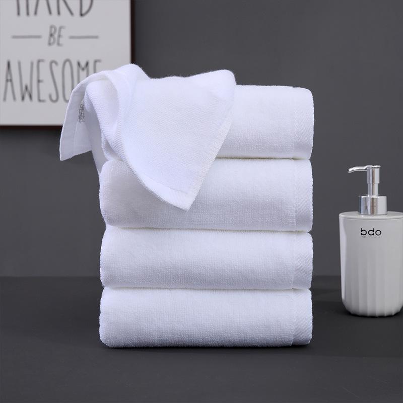 Extra Large 80x180cm Pure Cotton White Bath Towel for Beauty Salons and Foot Baths