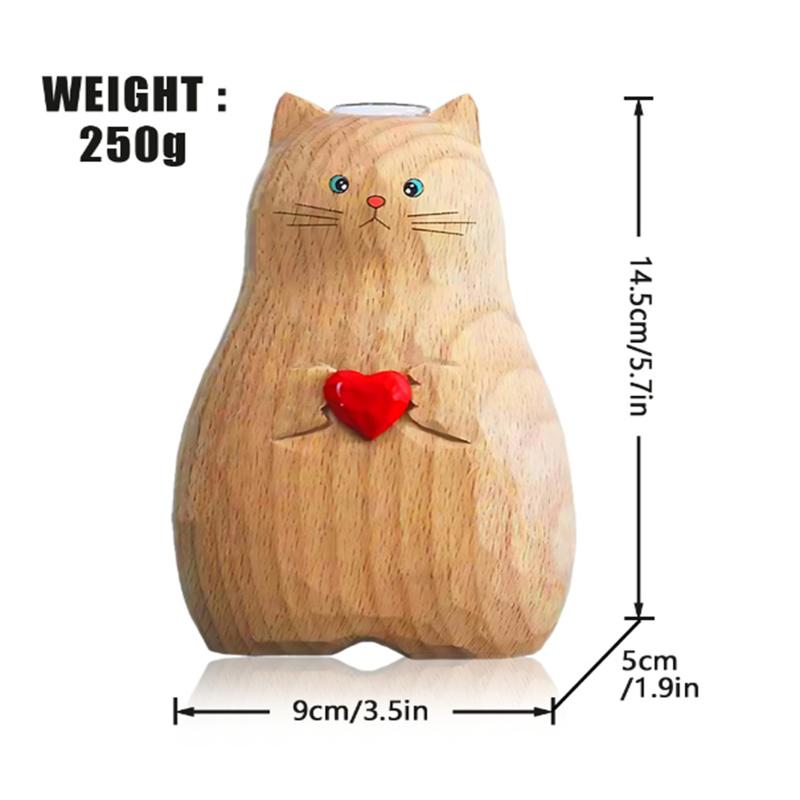 Ваза для кошек, ваза из смолы ручной работы, ваза для цветов в виде статуи кошки для центральных элементов стола, современный минималистичный милый дизайн