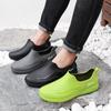 Low-top Rain Shoes, Water Shoes for Men and Adults, Warm and Waterproof Shoes, Shallow-mouth Overshoes, Non-slip Short Work Rubber Shoes