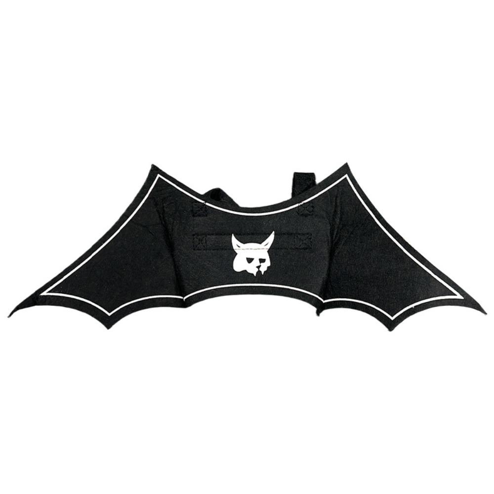 Felt Cloth Halloween Cat Costume Adjustable Soft Cats Bat Wing Polyester Cosplay Clothes Halloween Party Supplies