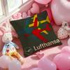 Модная наволочка с принтом L-Lufthansa для подушки-думки, наволочка для подушки на диван в гостиной и декор для спальни