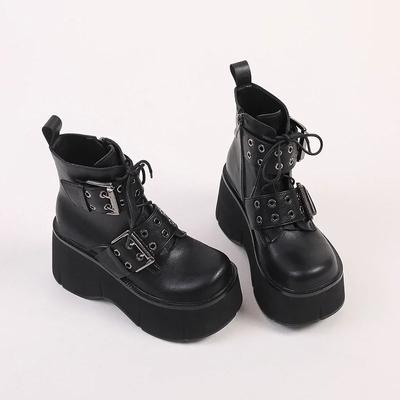 Мода 2024 Ботильоны на толстой подошве Женские туфли на толстом каблуке Горячие продажи Женская обувь Высокие каблуки Женские ботинки Модная верхняя одежда