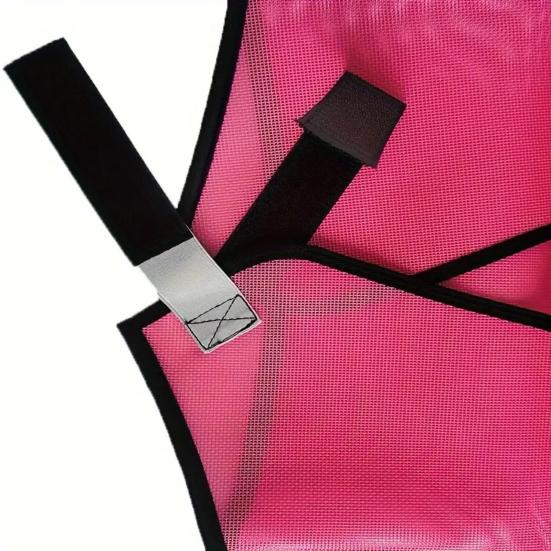 Защитная маска для лица от мух, защита от ультрафиолета на половину лица, летняя защита от насекомых-вредителей, регулируемая дышащая сетка для лошади