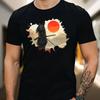 Мужская хлопковая футболка с мотивом воина-самурая Размеры от S до 5XL-
