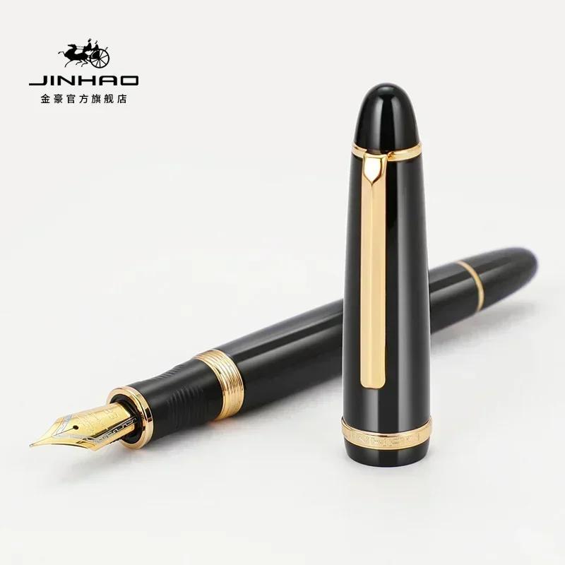 1/5 шт. Перьевая ручка JINHAO X850 Черный корпус Золотой зажим Перо EF/F/M Ираурита для письма Офисные Школьные принадлежности Канцелярские товары