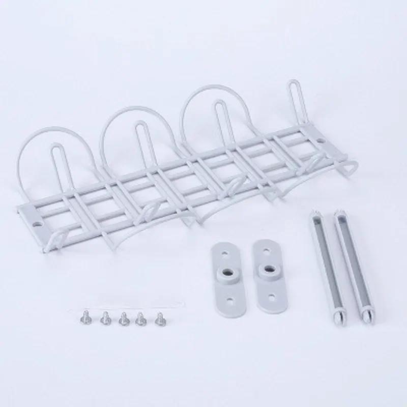 Under-table Storage Rack Table Bottom Power Socket Holder Hanging Rack Line Finishing Desk Kitchen Wall Mounted Storage Racks