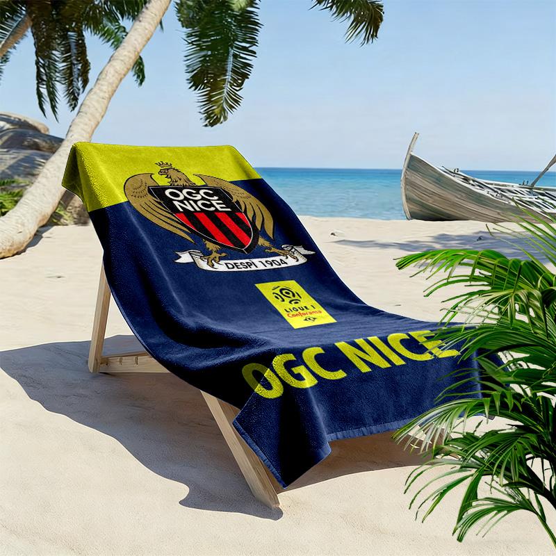OGC Nice Print Beach Towel, Large Soft Quick Dry Towel for Beach Camping Swimming