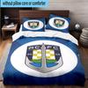 3pcs Auck-land Football Club Printed Bedding Set Duvet Cover Closure Includes 1 Duvet Cover & 2 Pillowcases Bedding Sets Home Decor Gifts