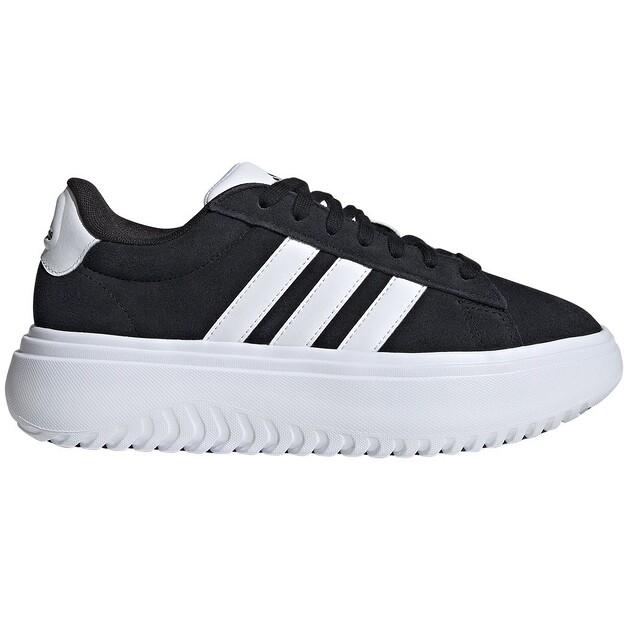 Adidas Grand Court Platform Suede Sneakers