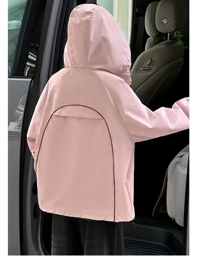 Трендовая ветровка для девочек 2025 - Стильная осенне-зимняя верхняя одежда для учениц средней школы