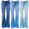 European And American Denim Washed Women'S Jeans Slim Fit Jeans Long Pants