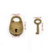 Antique Padlock DIY Vintage Accessories Unlock The Charm of The Past with This Mini Old Vintage Metal Lock and Key Padlock