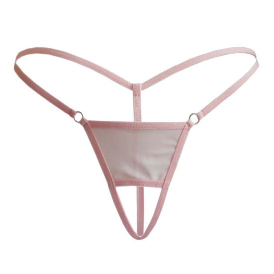Stylish Solid Color Multicolor G-String Thong Open Crotch Women Accessory
