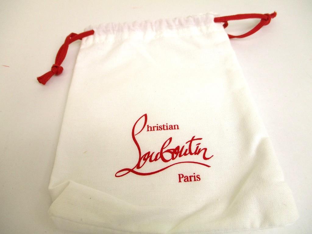 Оригинальный кошелек Christian Louboutin Loubi54 из черной и красной кожи, бифолд #a911 Восстановленный
